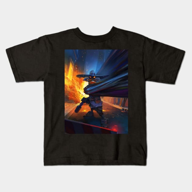 Darkwing Duck Kids T-Shirt by zutyn